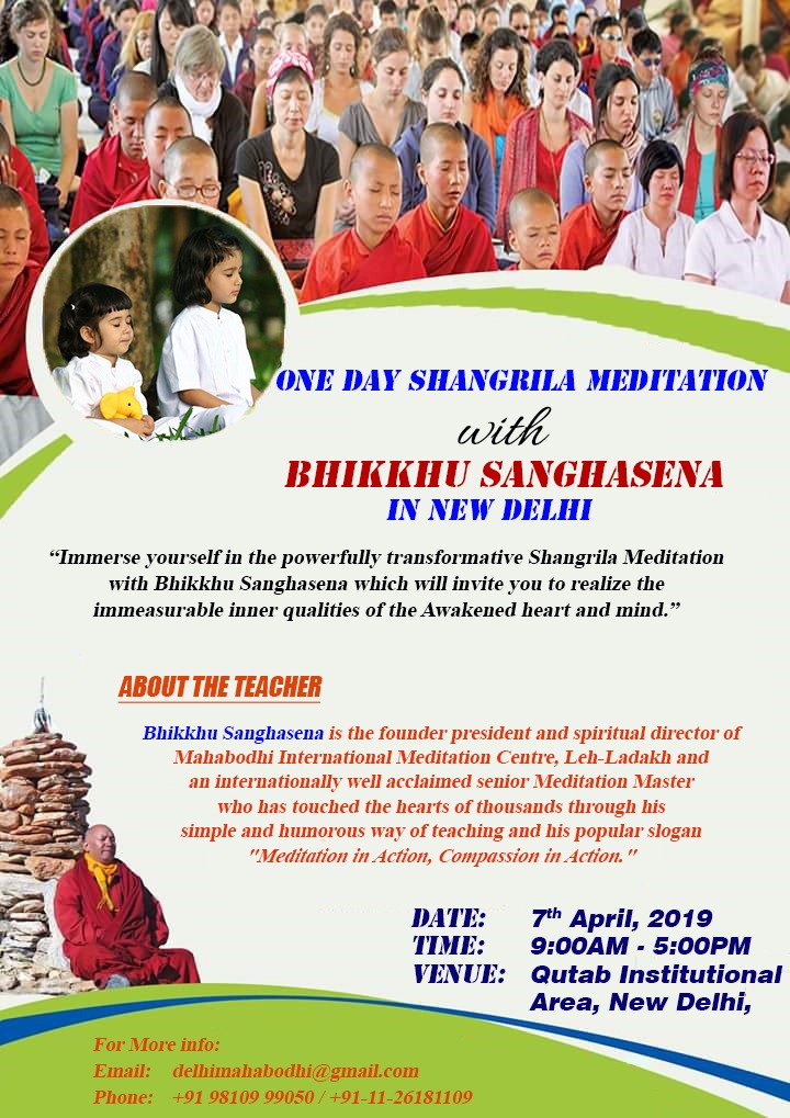 One day meditation in Delhi